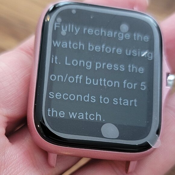 Pink 2024 Smart Watch  Waterproof Smartwatch Bluetooth iPhone /Android - Picture 3 of 15